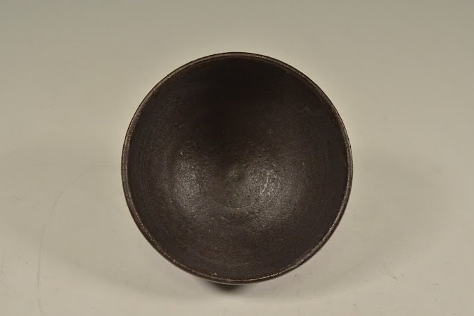 鈴木正彦 茶碗 信楽 現代 陶芸 作家物 茶道具 抹茶碗 飯碗 モダン 黒系