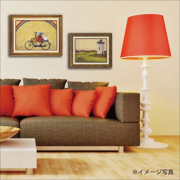 サムトフト「虹に向かって」Ｍサイズ ゲル加工アート アートフレーム 絵画 インテリア