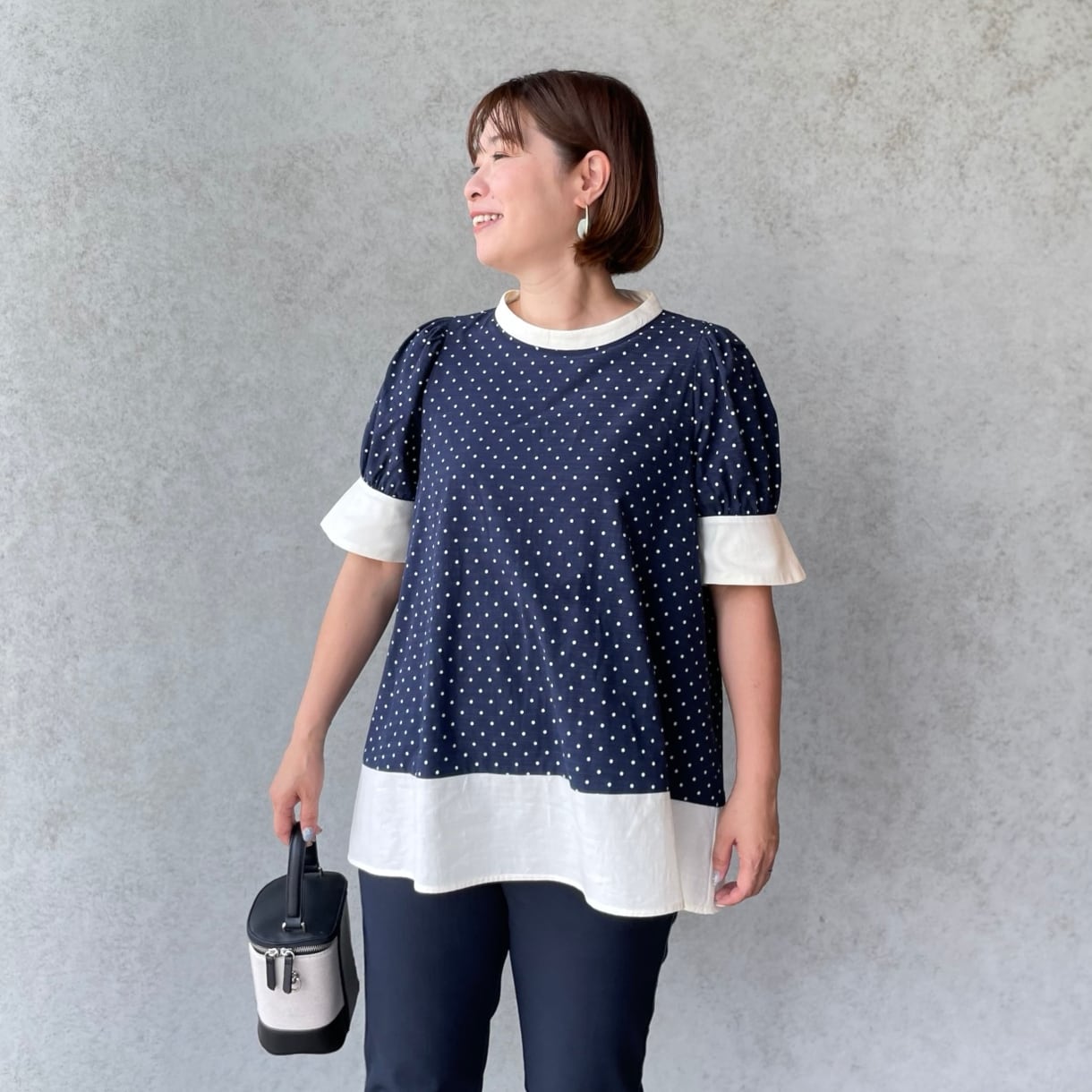 keep my closet バックギャザーパーカーブルゾン スモークグリーン keep my closet