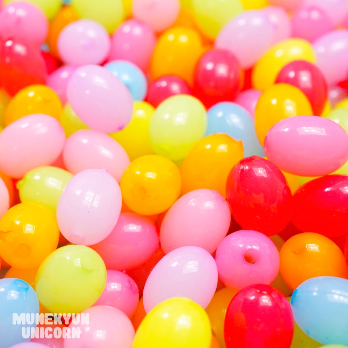 O260【80g】【別注カラー】ゼリービーンズ風 ビーズ 【9種類