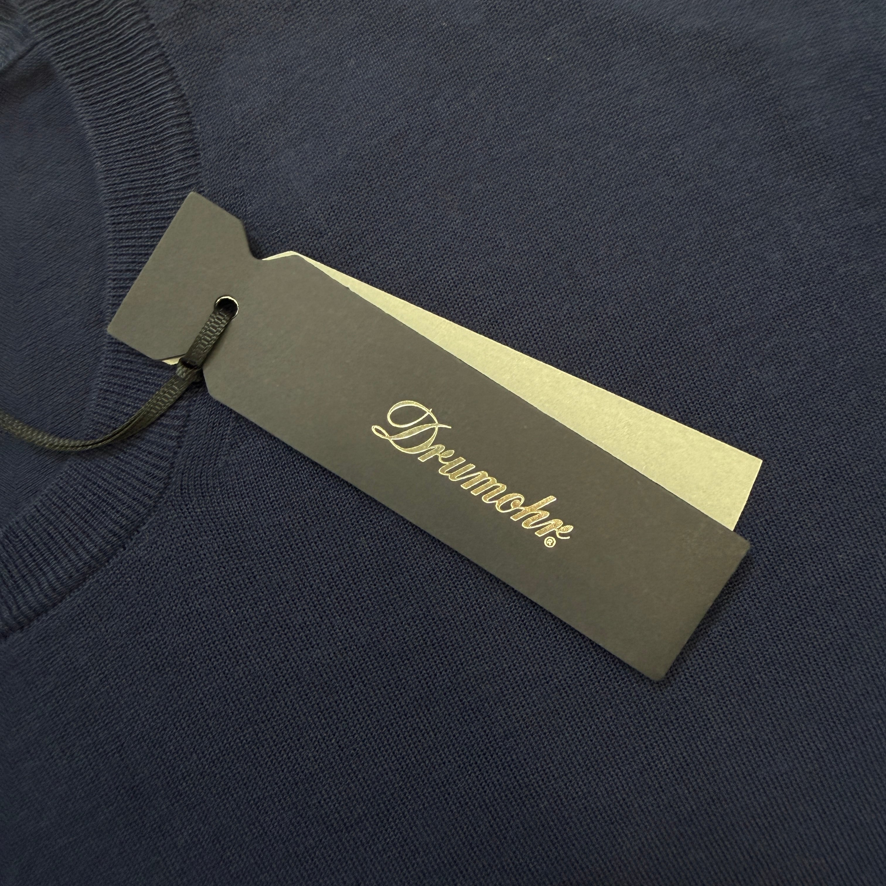Drumohr Knit Cotton Navy 52 | ASSET VINTAGE アセットヴィンテージ