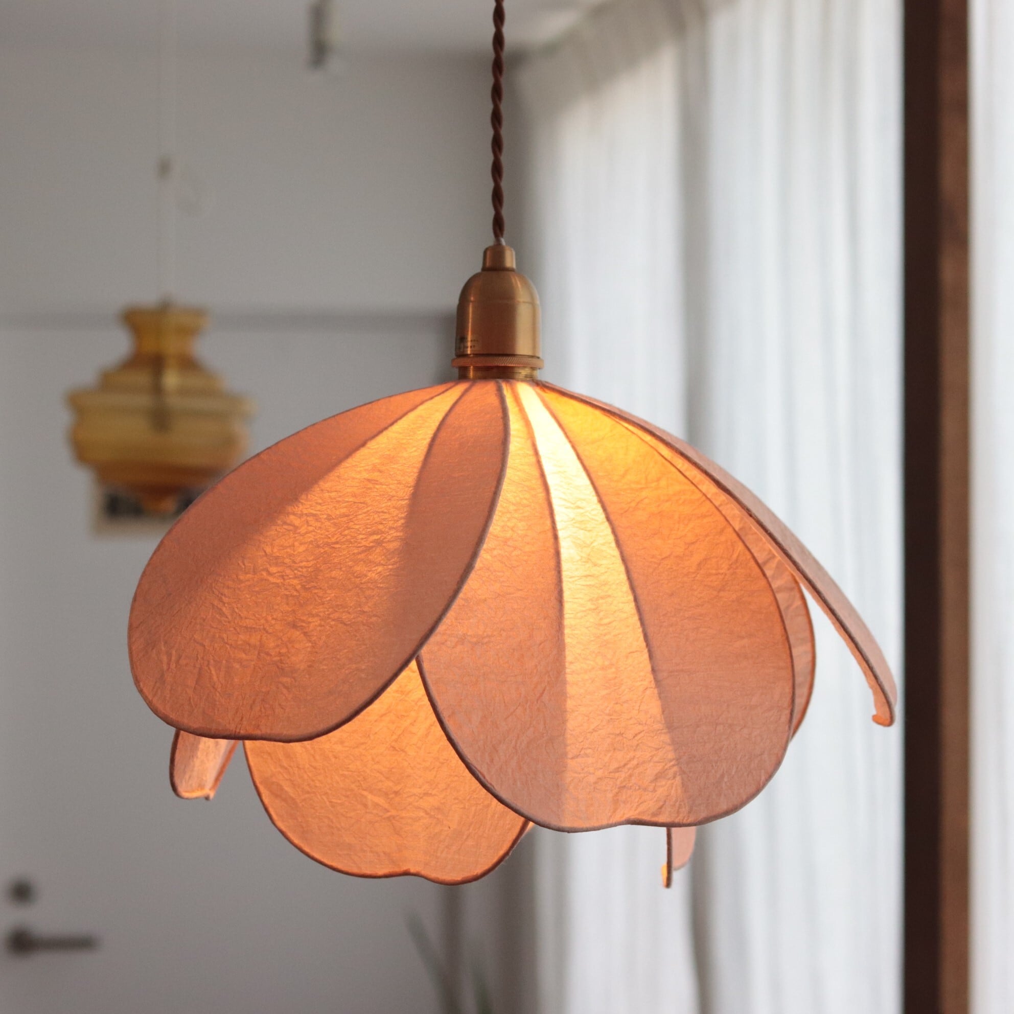 照明】和紙シェードのペンダントライト 桜/L | ジーフラットインテリア