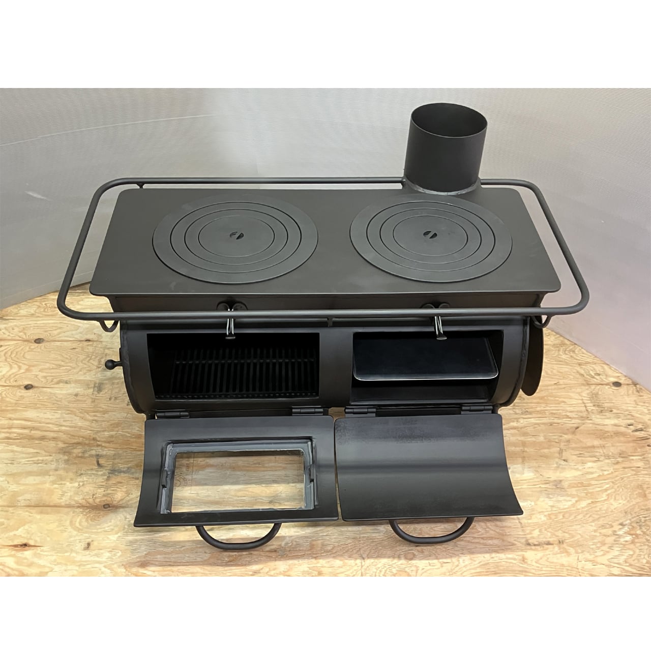 DAX＋oven】オーブン付き薪ストーブ 薪ストーブ 料理のために特化した