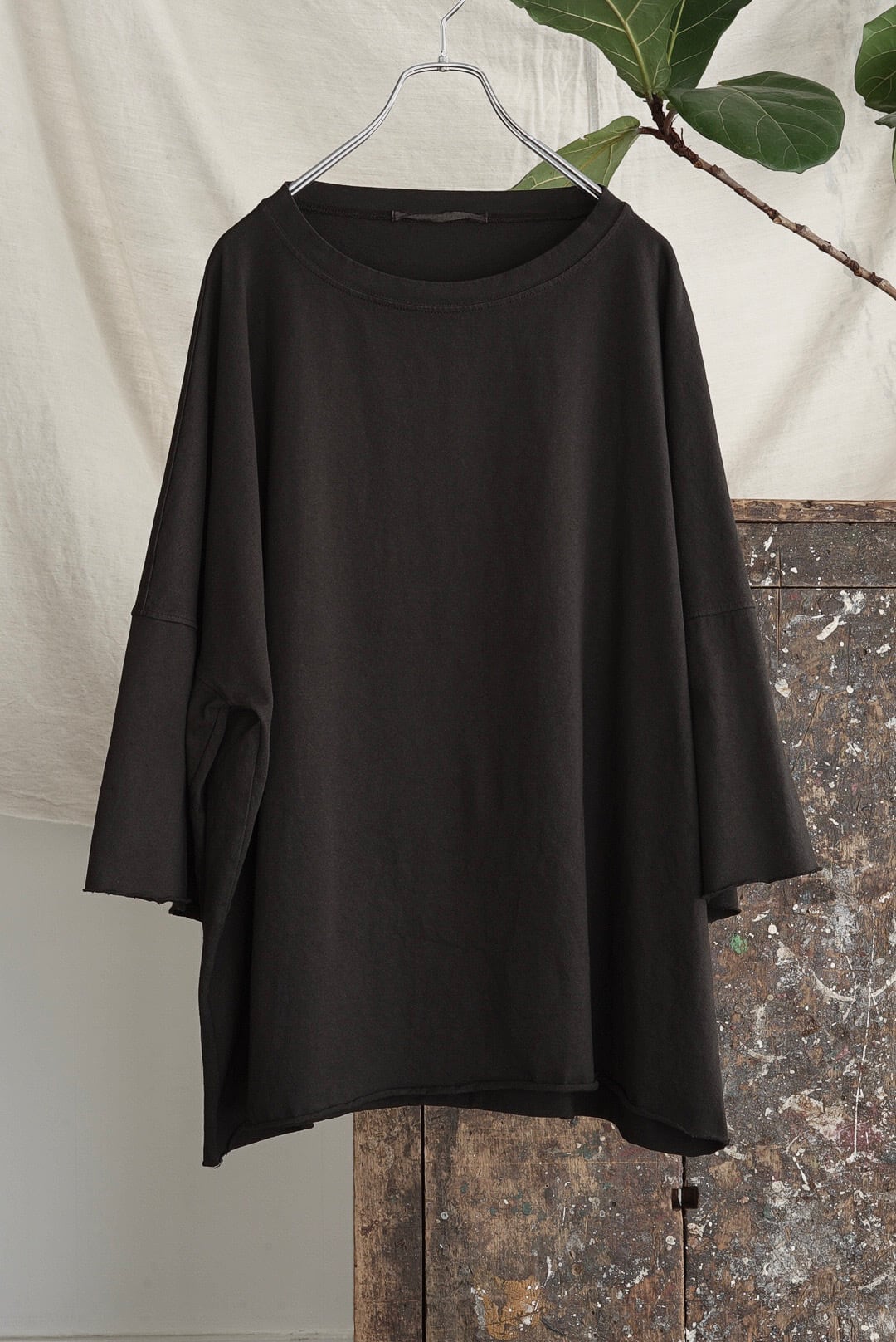 ALBUM DI FAMIGLIA - BOXY BIG T-SHIRT HC (BROWN)