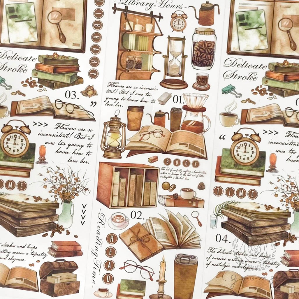 Reading Time 4枚入りシールシート <S671>