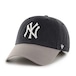 ヤンキース 定番キャップ ’47 クリーンナップ ネイビー x グレーYankees ’47 CLEAN UP Navy x Gray