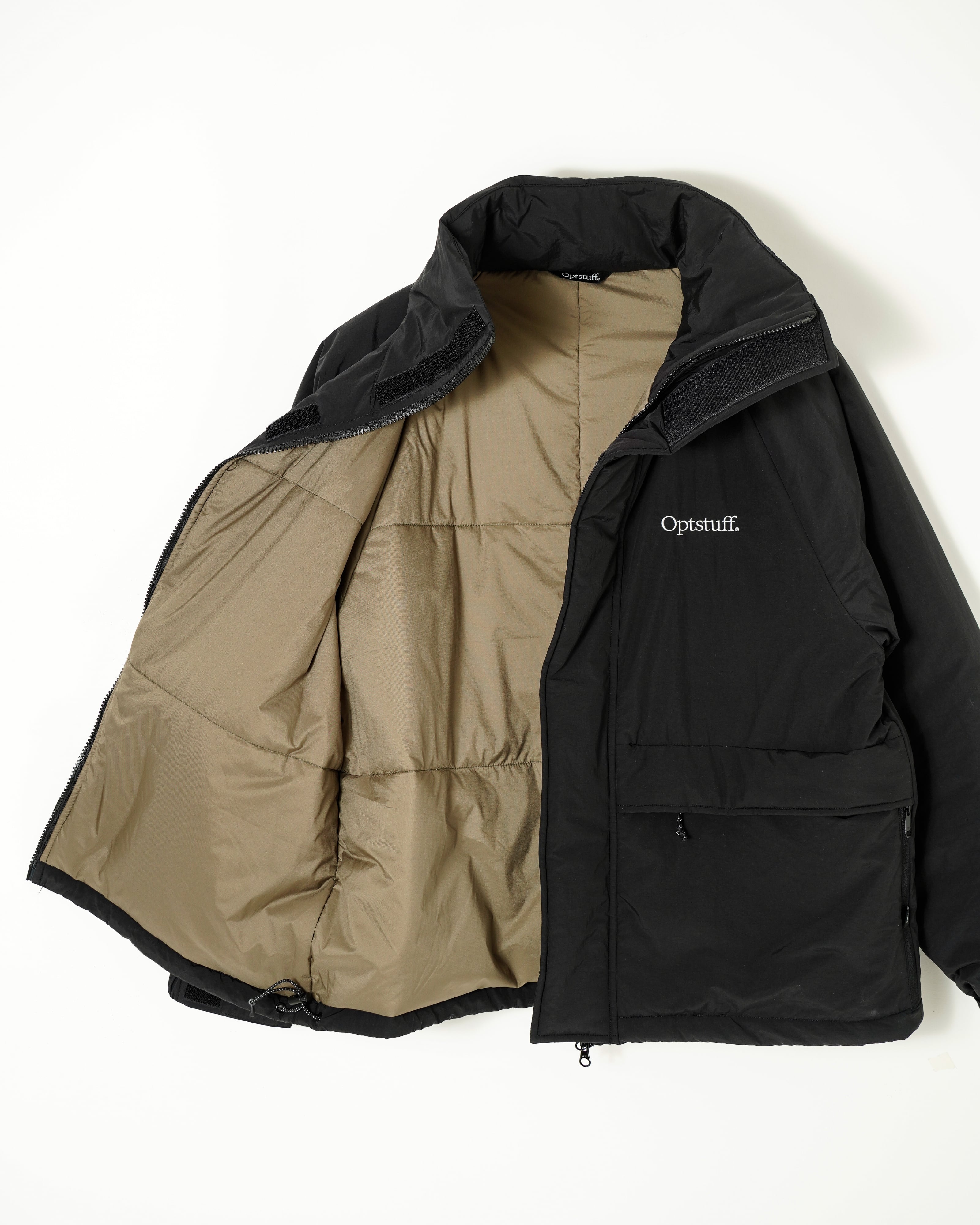 OPTSTUFF] CREATOR'S PUFFY JACKET (BLACK) | OPTSTUFF