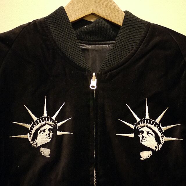 Liberty Yokosuka Jk (BK/刺繍WH) / Anti Class | kikoku