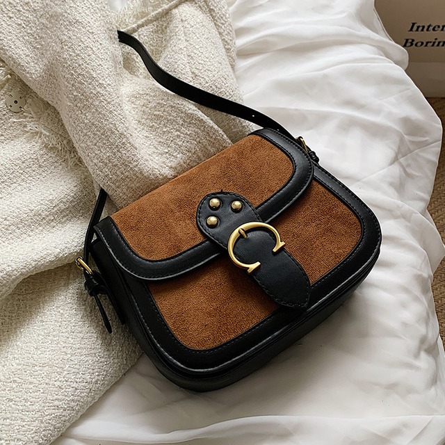 オータムウィンタースタイルショルダーバッグ 秋物 冬物 メッセンジャーバッグ 手作りハンドバック37323610553