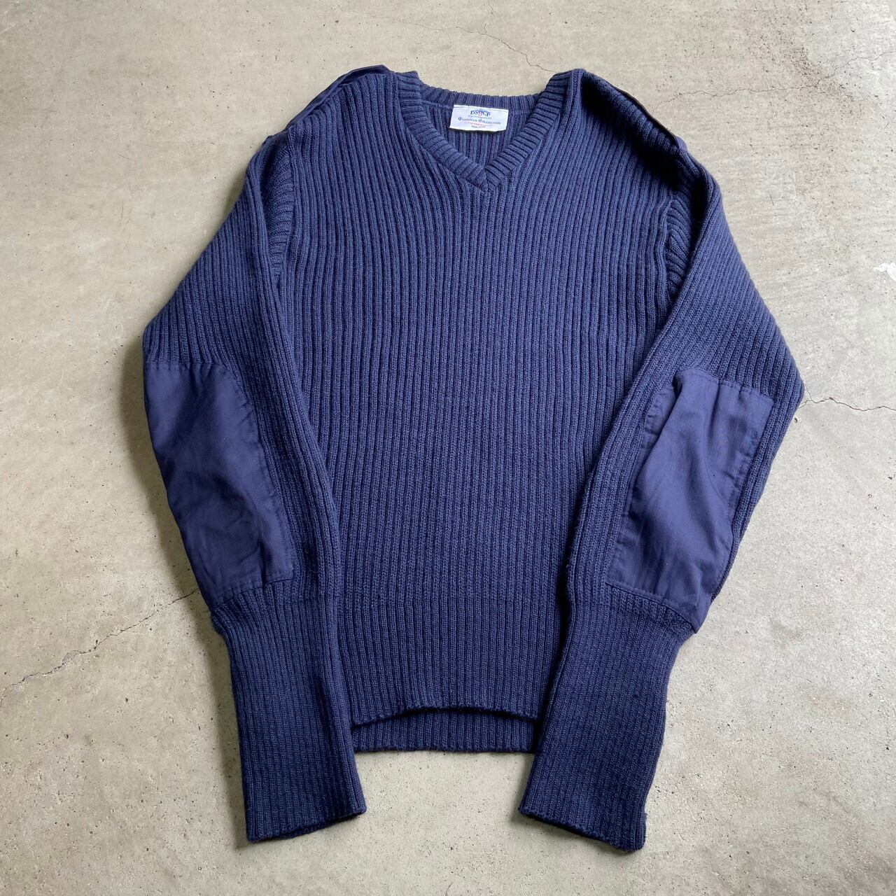 80s イギリス製 エルエルビーン コマンド ニット S/古着 長袖 コマンド 