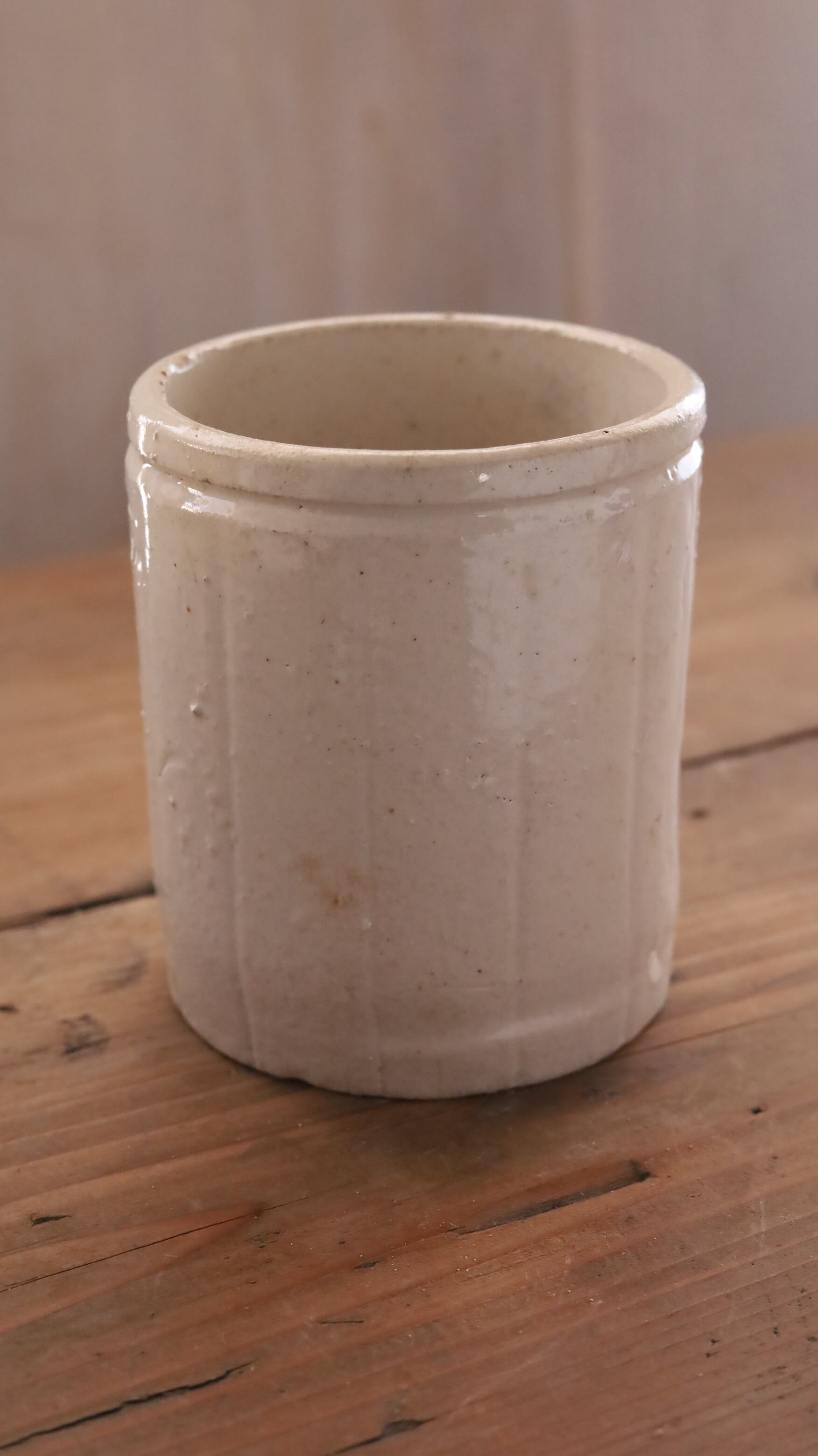 英国アンティーク陶器 ジャムポット（F） | plantsplus