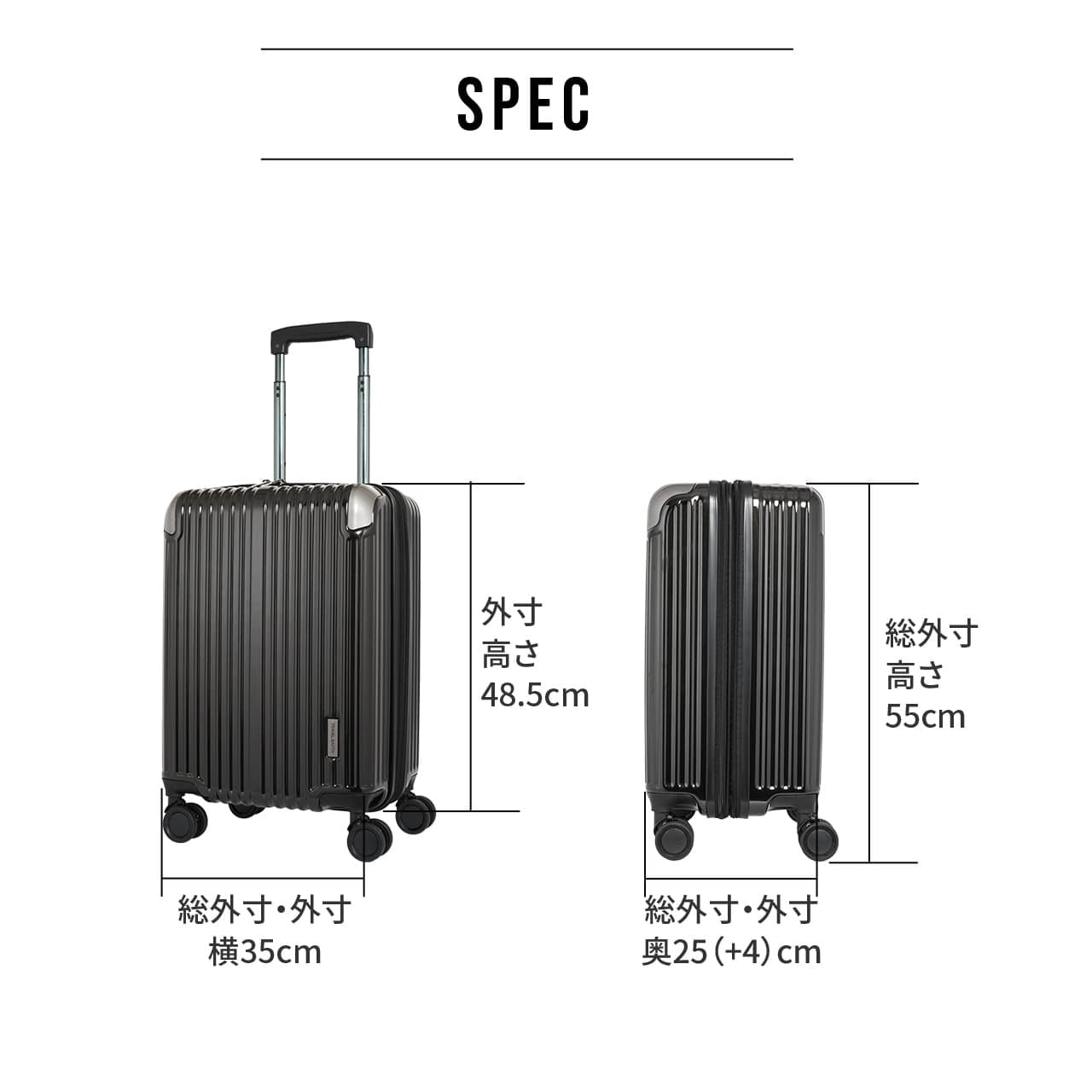 トラベルアース Sサイズ 38(44)L 機内持ち込み 容量拡張 3～4泊