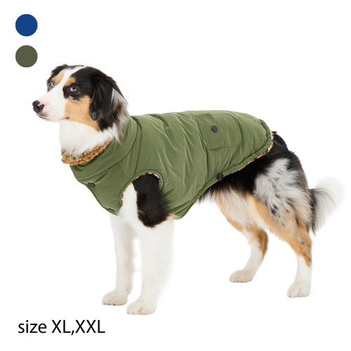 REVERSIBLE BOA VEST（XL.XXL） リバーシブルボアベスト