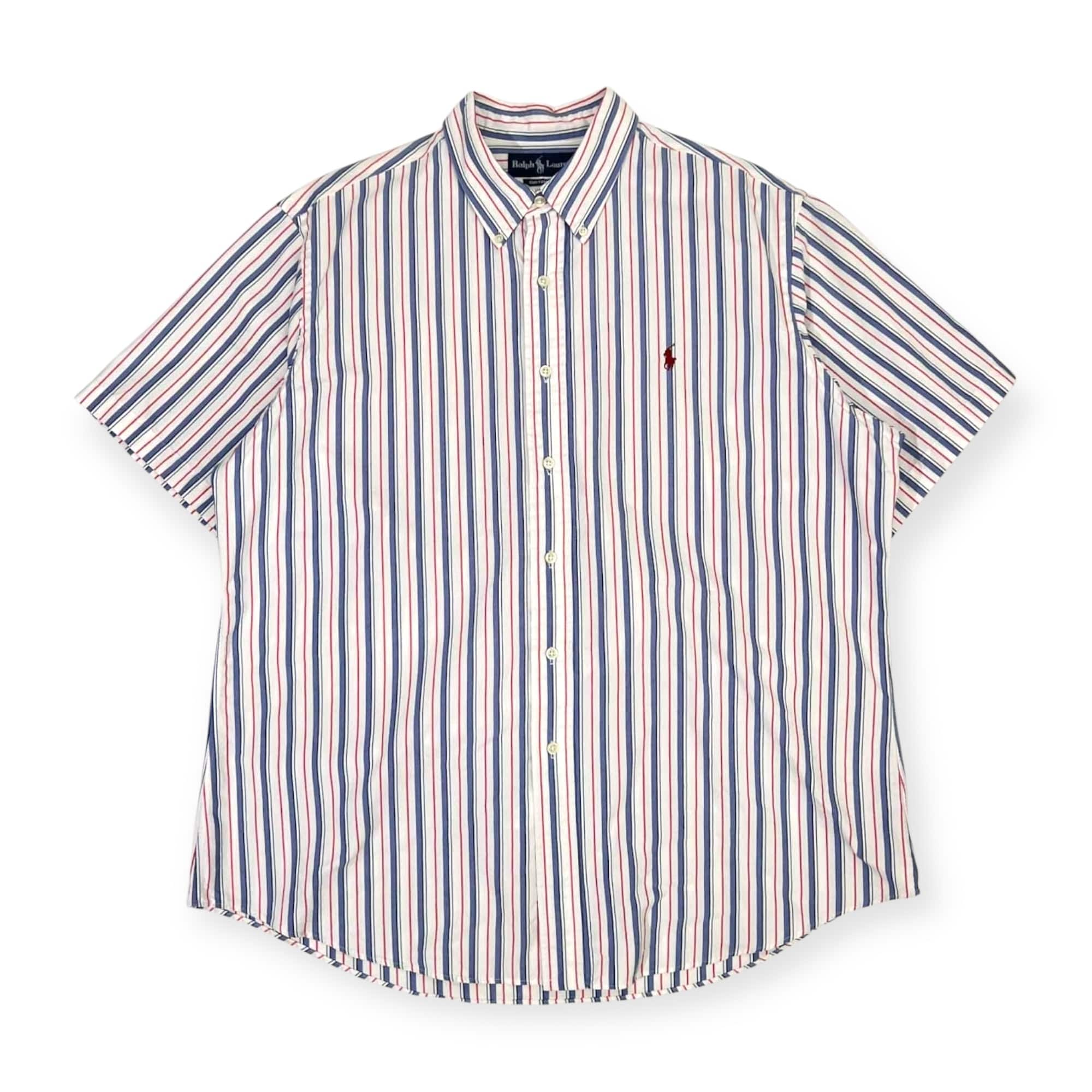 90s RalphLauren ラルフローレン BD 長袖シャツ 刺繍ロゴ 90´s RALPH LAUREN GOLF ラルフローレン チェック柄 半袖シャツ ボタン