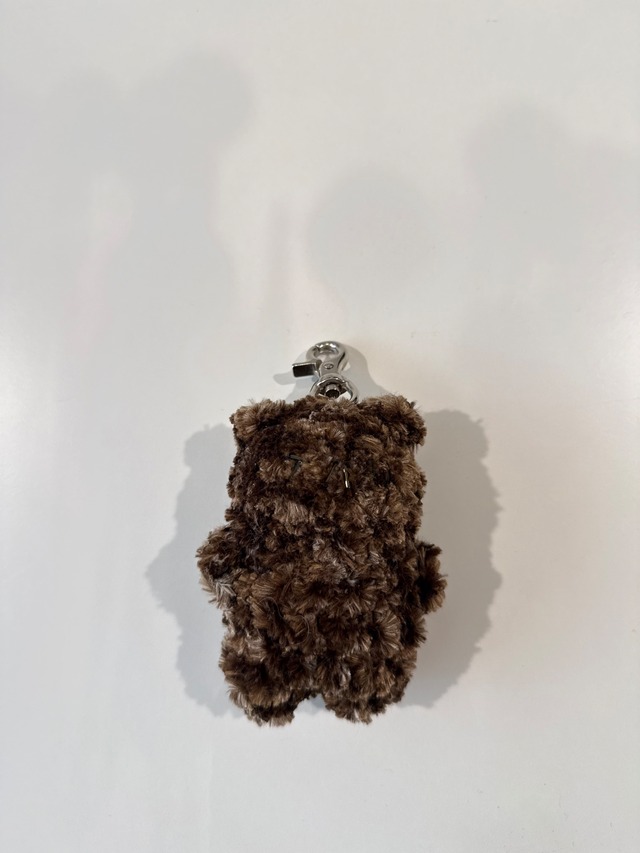 TAN/26SS-A001 TAN HAND-KNITTED MASCOT CHARM BROWN