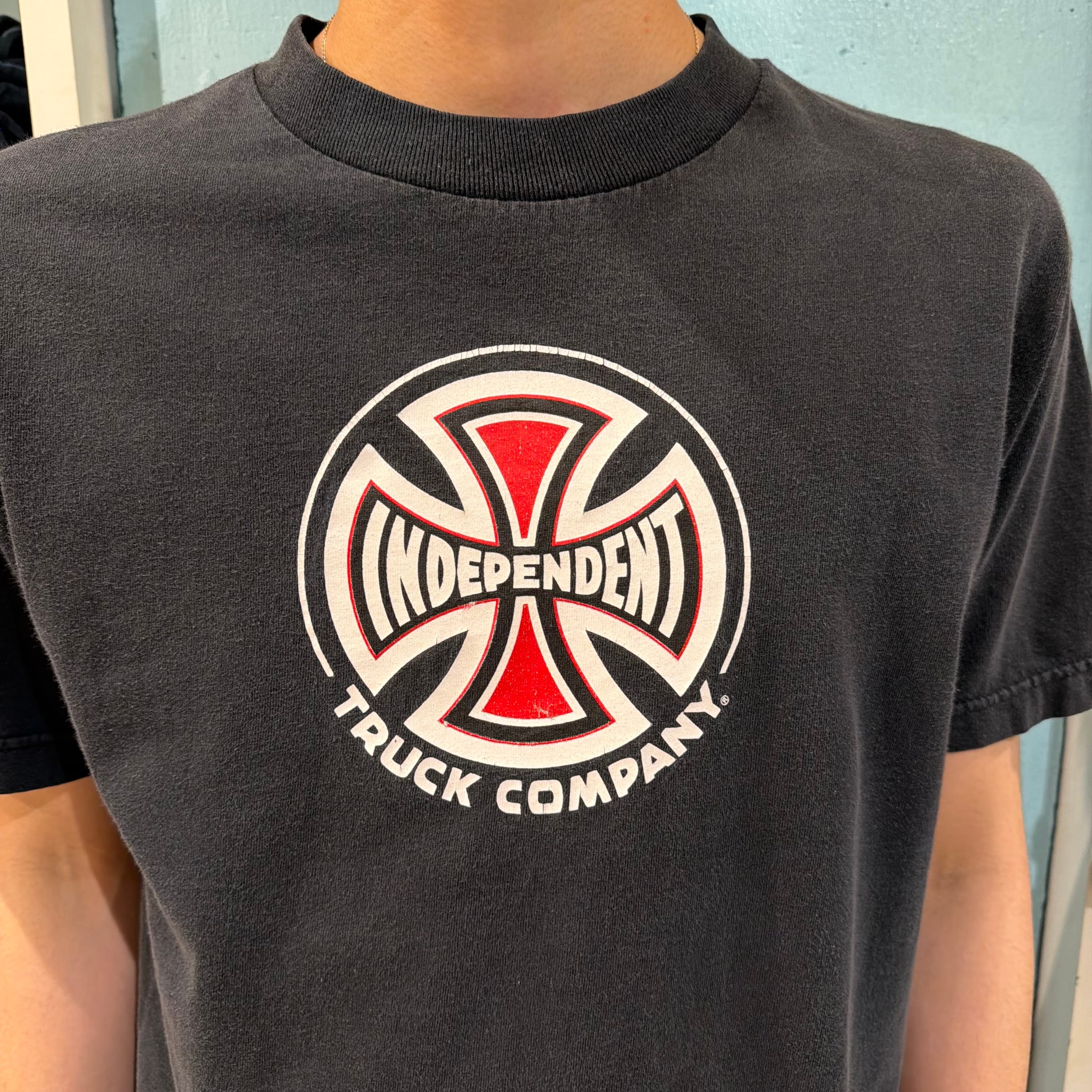 00s Independent iron cross tシャツ ブラック 90s〜00s independent iron cross logo tee | Banny