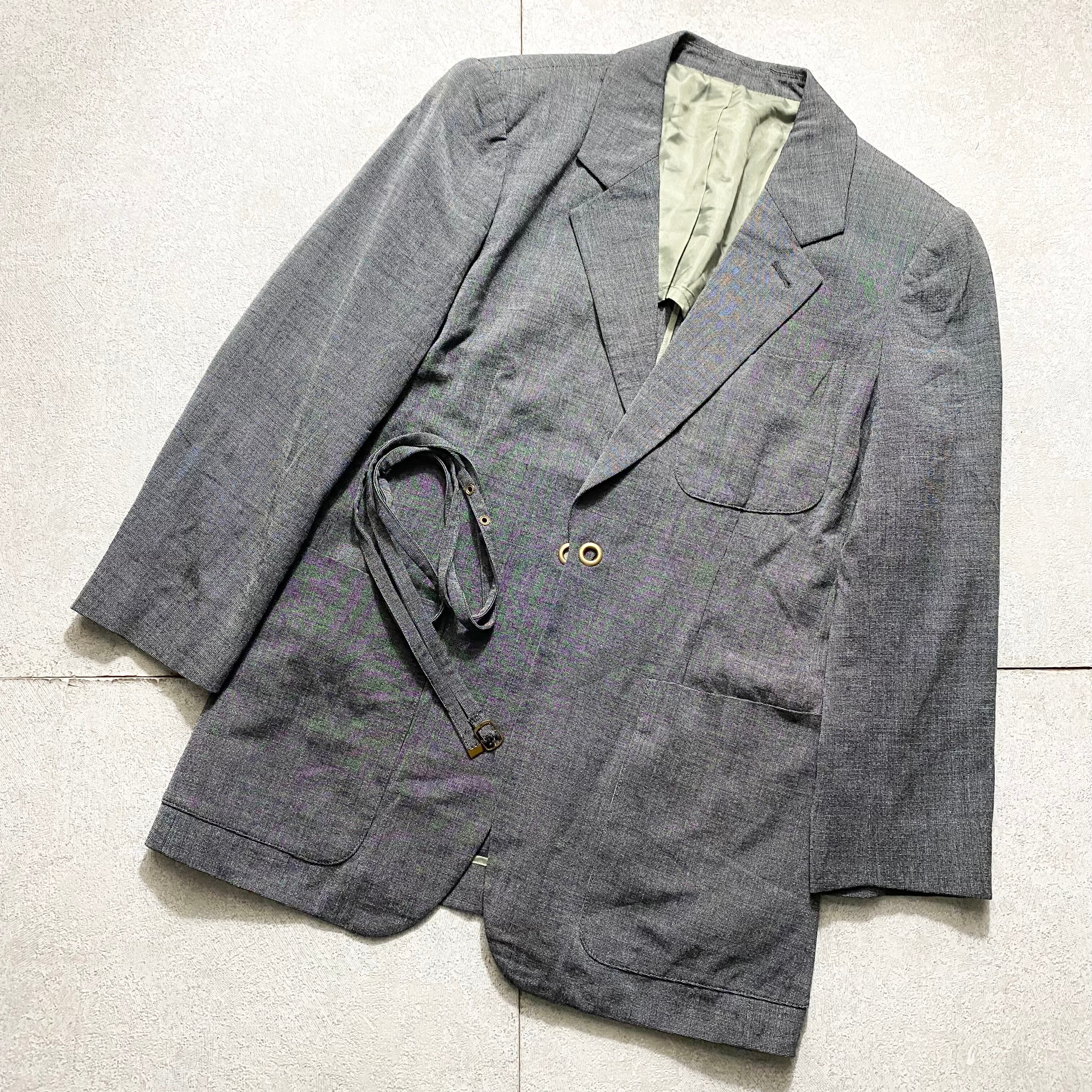 JEAN PAUL GAULTIER CLASSIQUE belted tailored jacket | NOIR ONLINE