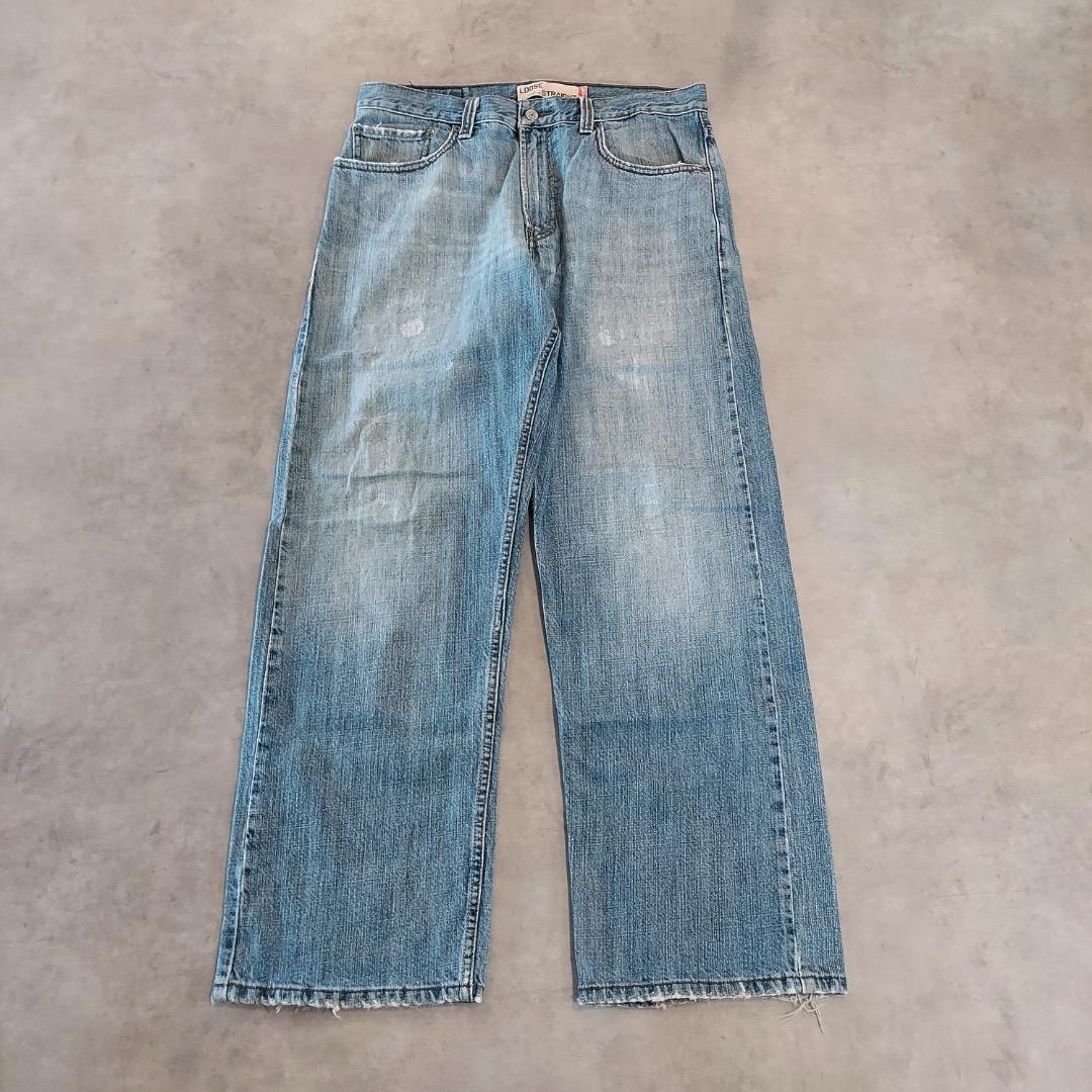リーバイス569 W32 ワイド バギー 青 古着 00s Y2K 22156