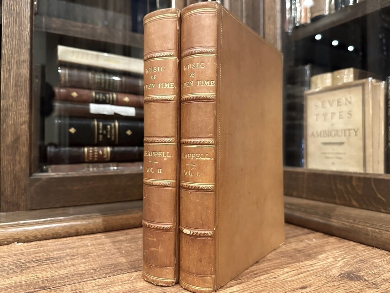 【RL061】【FIRST EDITION】Popular Music of the Olden Time; a Collection of Ancient Songs, Ballads, and Dance Tunes, Illustratiive of the National Music of England