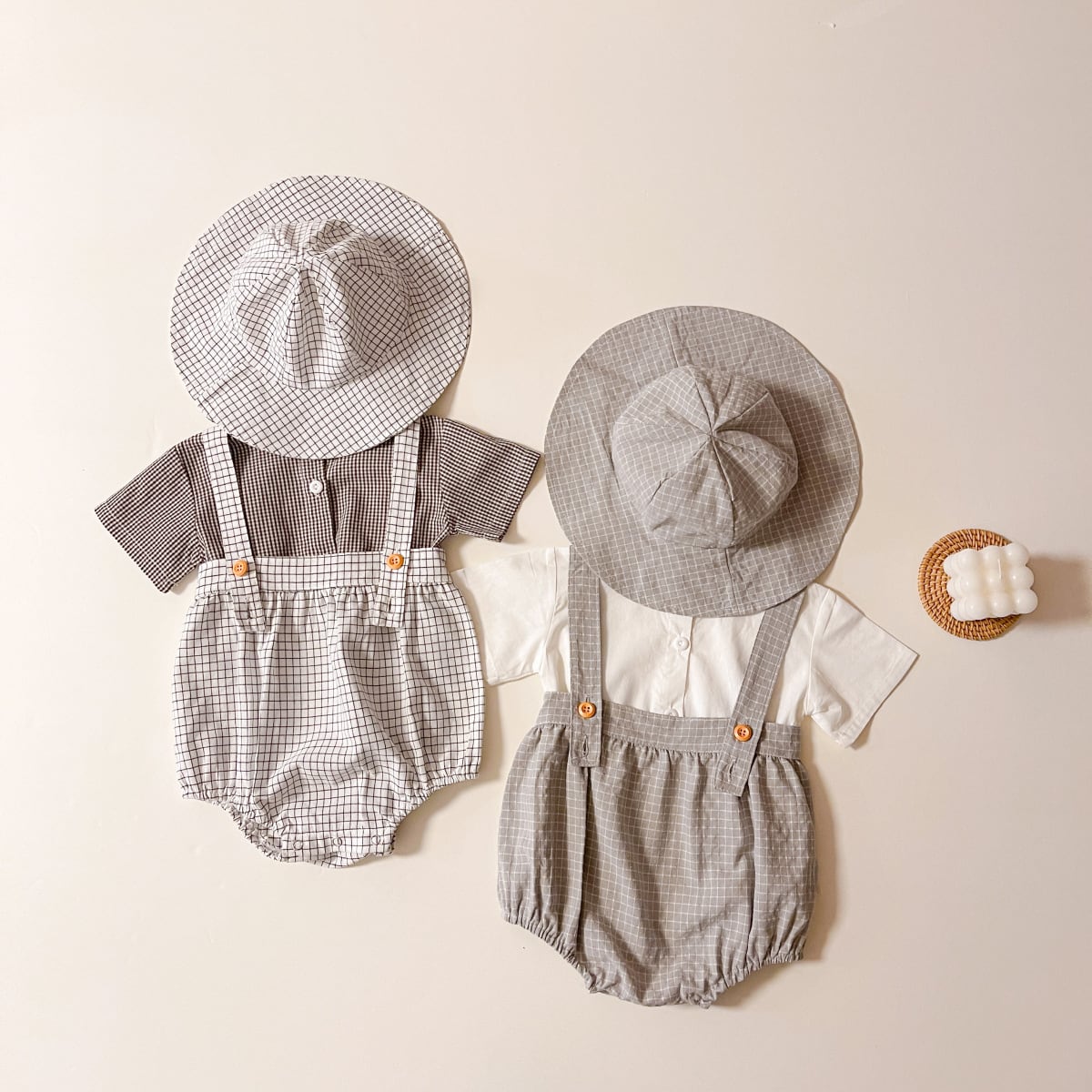 【BABY】夏新作 サロペット&Tシャツセットアップ
