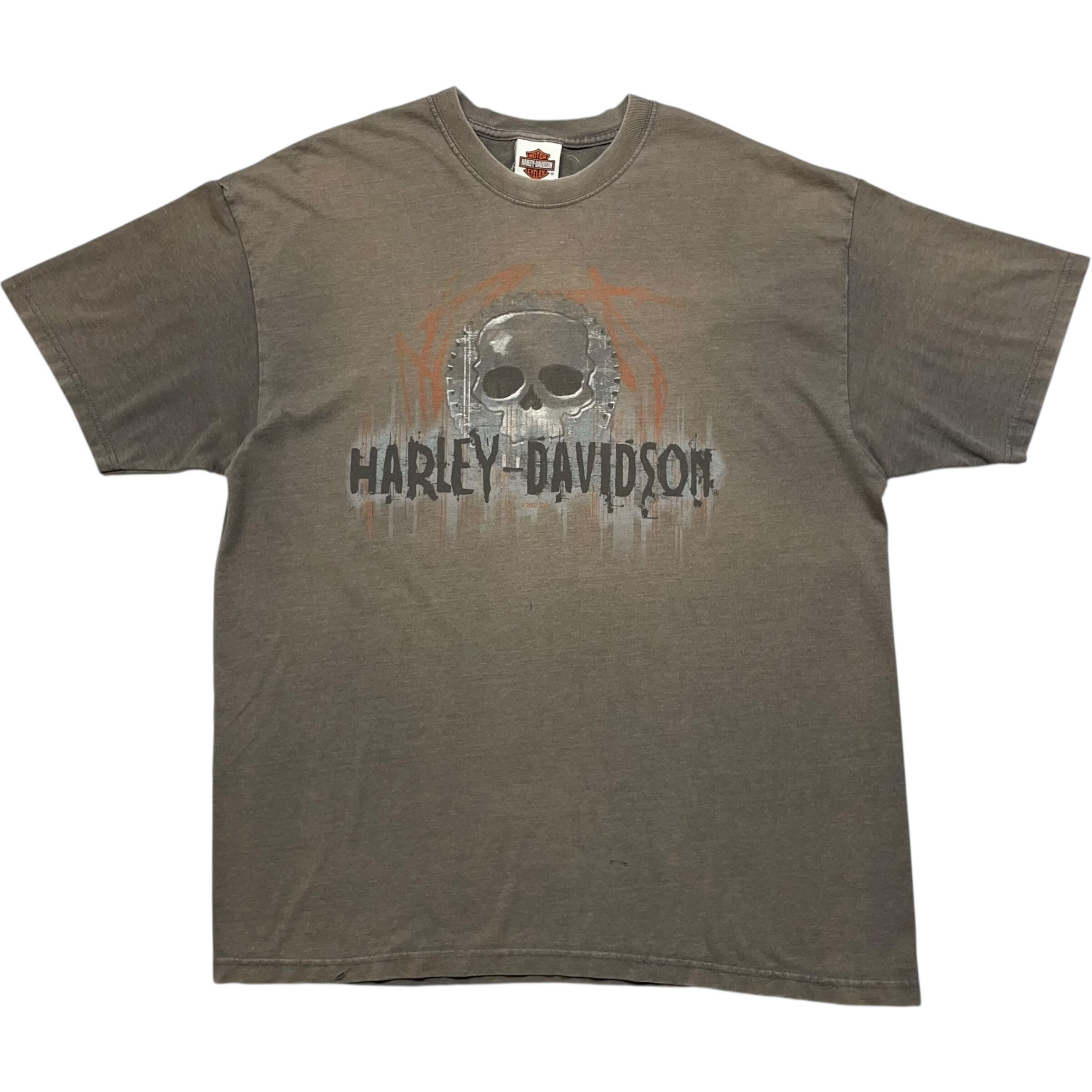 《XL》Harley-Davidson ハーレーダビッドソン Hanes ヘインズ Tシャツ 両面プリント USA製 no.7665