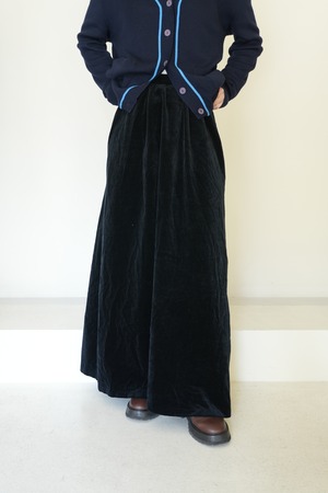 80s velours skirt
