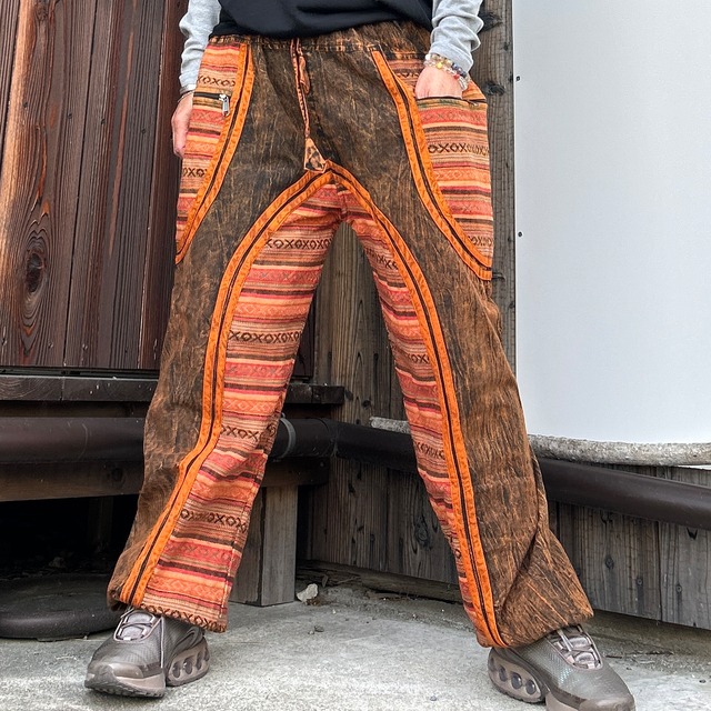 ビッグポケットゆったりパンツ