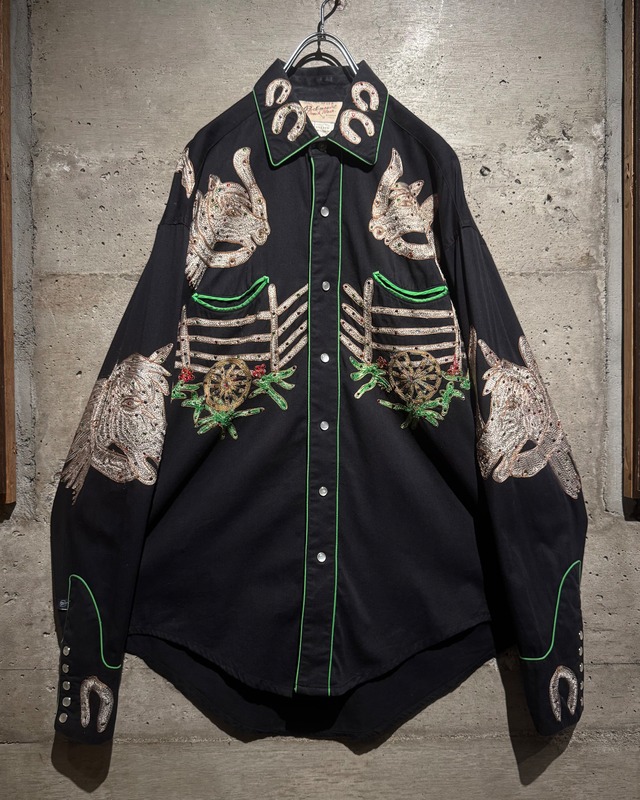 【Caka】“Rockmount Ranch Wear”Special Embroidery Vintage Western Shirt