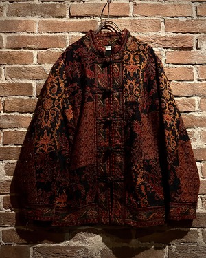 【Caka act3】Paisley × Flower Pattern Vintage China Gobelin Jacket