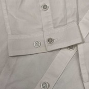 MACKINTOSH LONDON マッキントッシュ 5分袖 コットン シャツ 38/ホワイト レディース 薄手