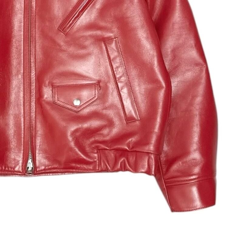 こーし sacai 25ss Leather Jacket size2 sacai(サカイ) 25SS「Leather Jacket」ライダースジャケット25 03578M