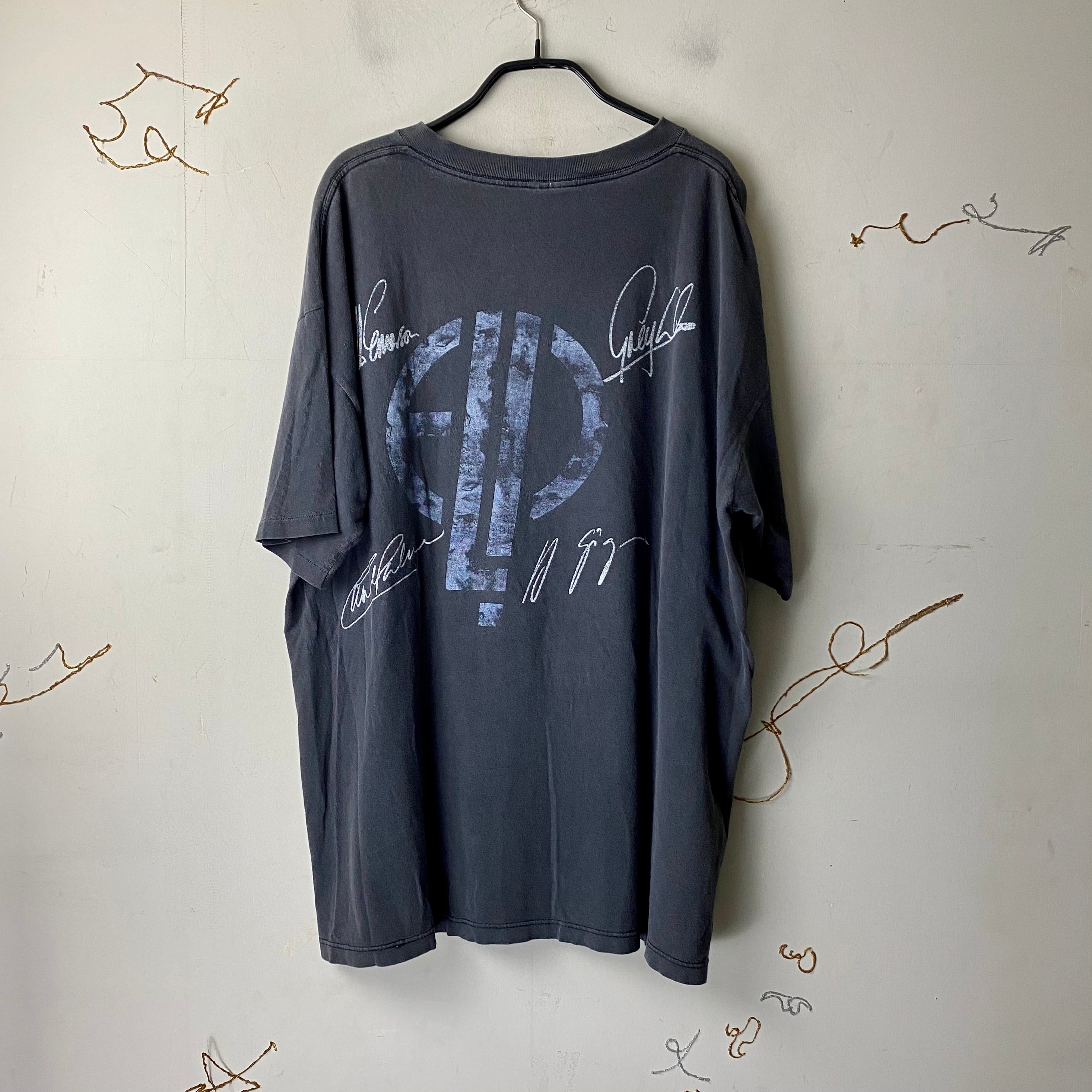 vintage 1990's EMERSON LAKE&PALMER music tee “brain salad surgery