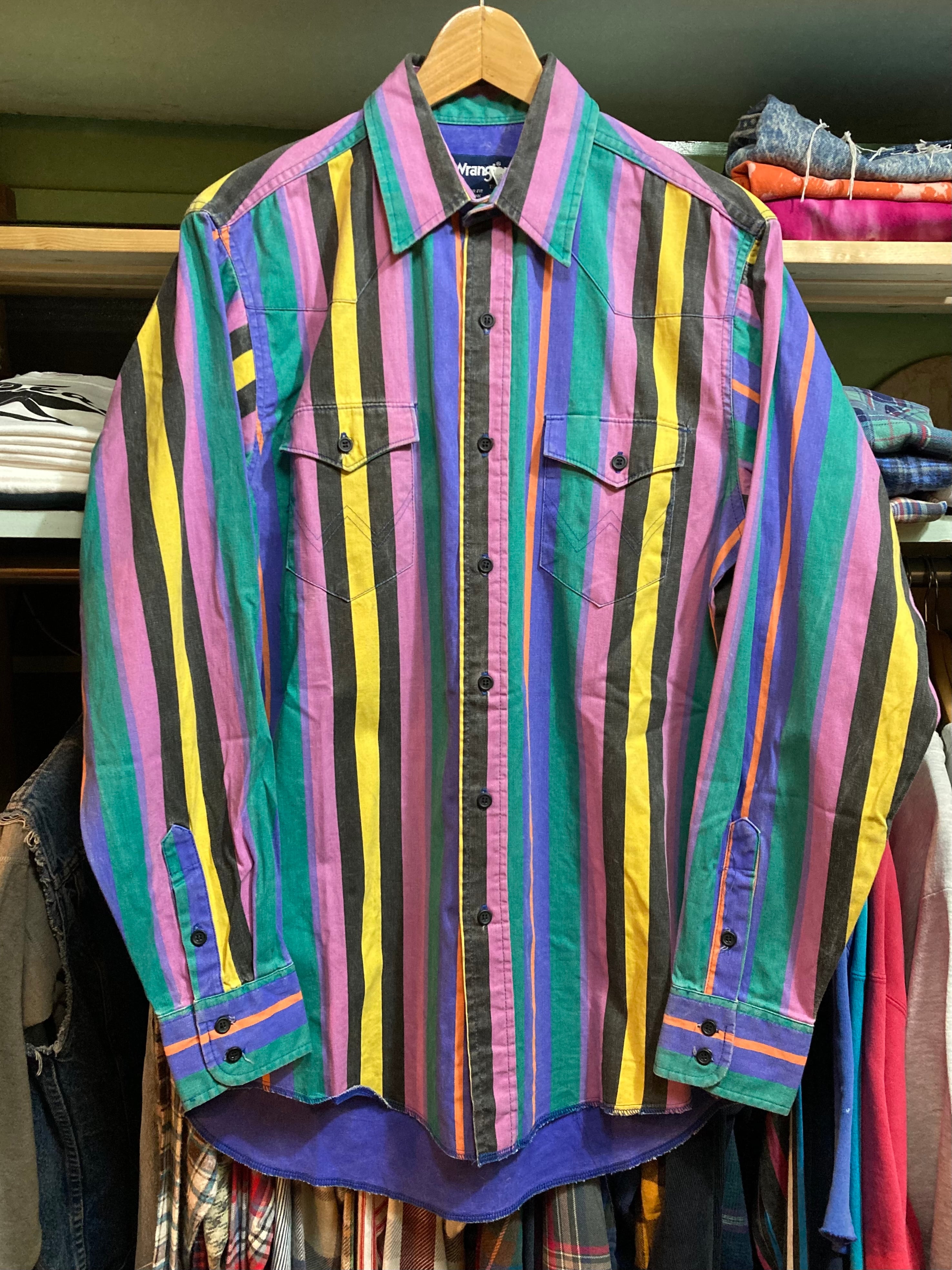 90s Wrangler multi-colo shits