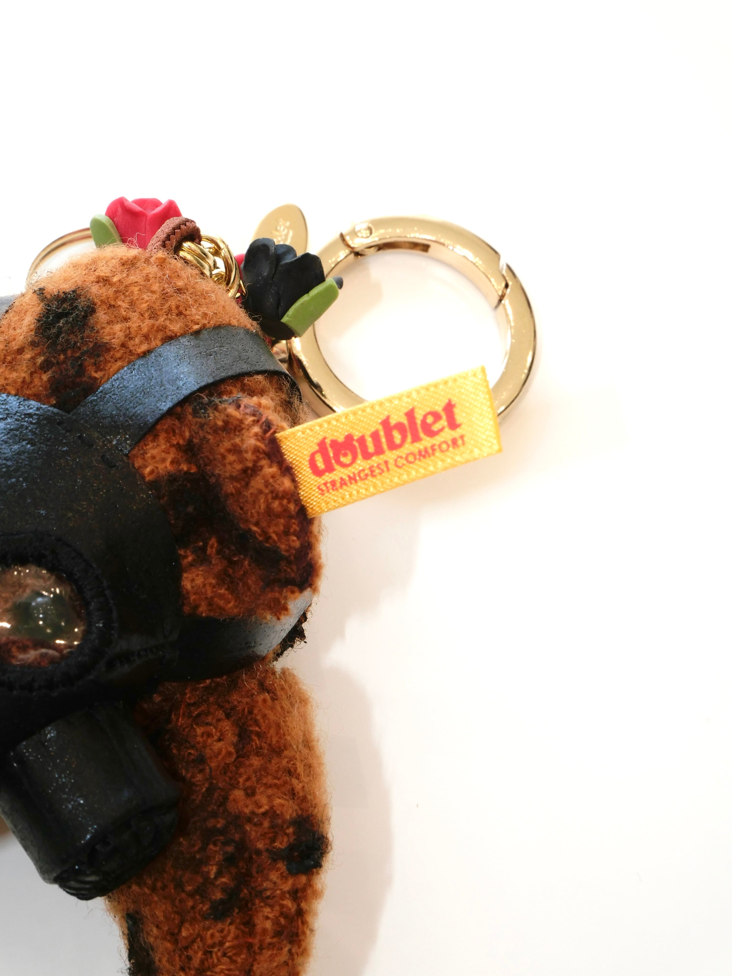 doublet GAS MASK BEAR KEY RING (Gold) | CONSTRUCT1