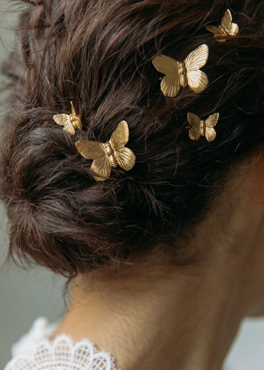 レンタル　Jennifer Behrジェニファーベア Pippa Bobby Pin Set 蝶ヘアピンセット | bijouxO powered  by BASE