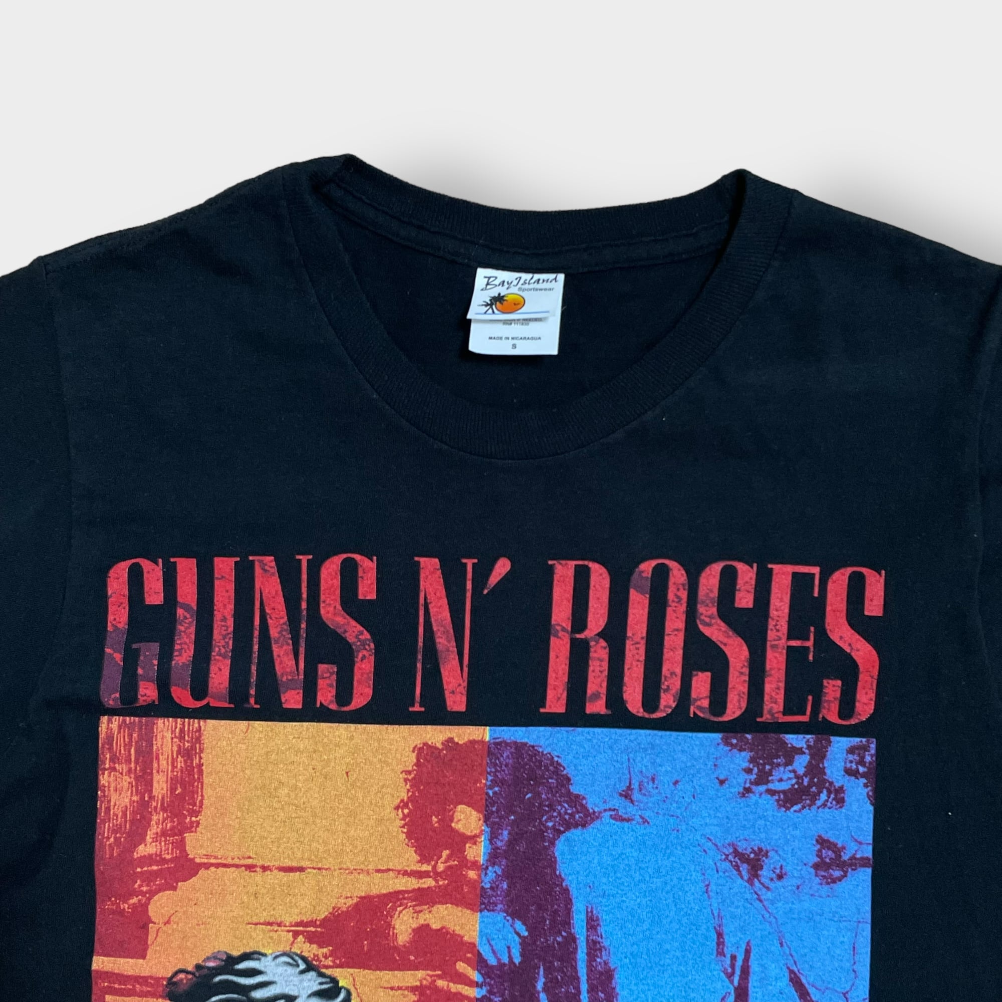 【Bayisland】Guns N' Roses ガンズ・アンド・ローゼス バンドTシャツ バンt ロックt プリント Use Your  Illusion SMALL 黒 半袖 us古着 | 古着屋手ぶらがbest powered by BASE