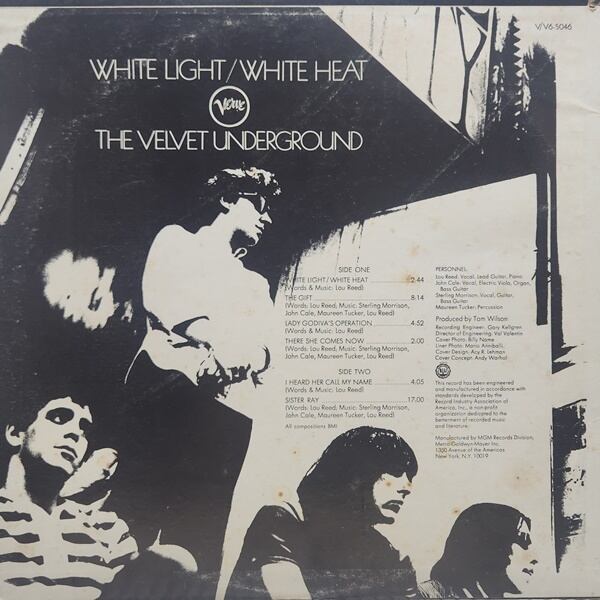 The Velvet Underground / White Light/White Heat [V6-5046, V/V6-5046, V6/5046] - 画像2