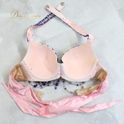 【ベリーダンス用 オリエンタル衣装】ピンク ラインストーン ビーズ ラメ 装飾 青 シルバー レース かわいい 女性らしい トップス スカート ベルト セット 伸縮性 きれい 衣装イベント 発表会 練習衣装 女性用 ダンスパフォーマンス