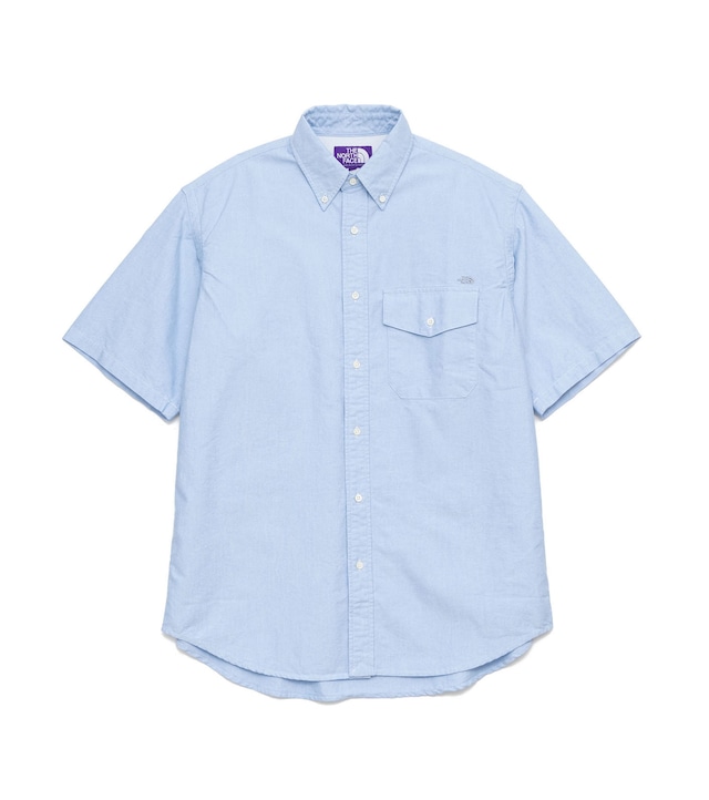 THE NORTH FACE PURPLE LABEL Cotton Polyester OX B.D. H/S Shirt NT3318N SX(Sax)