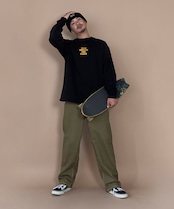 【#Re:room】WIDE CHINO PANTS［REP198］