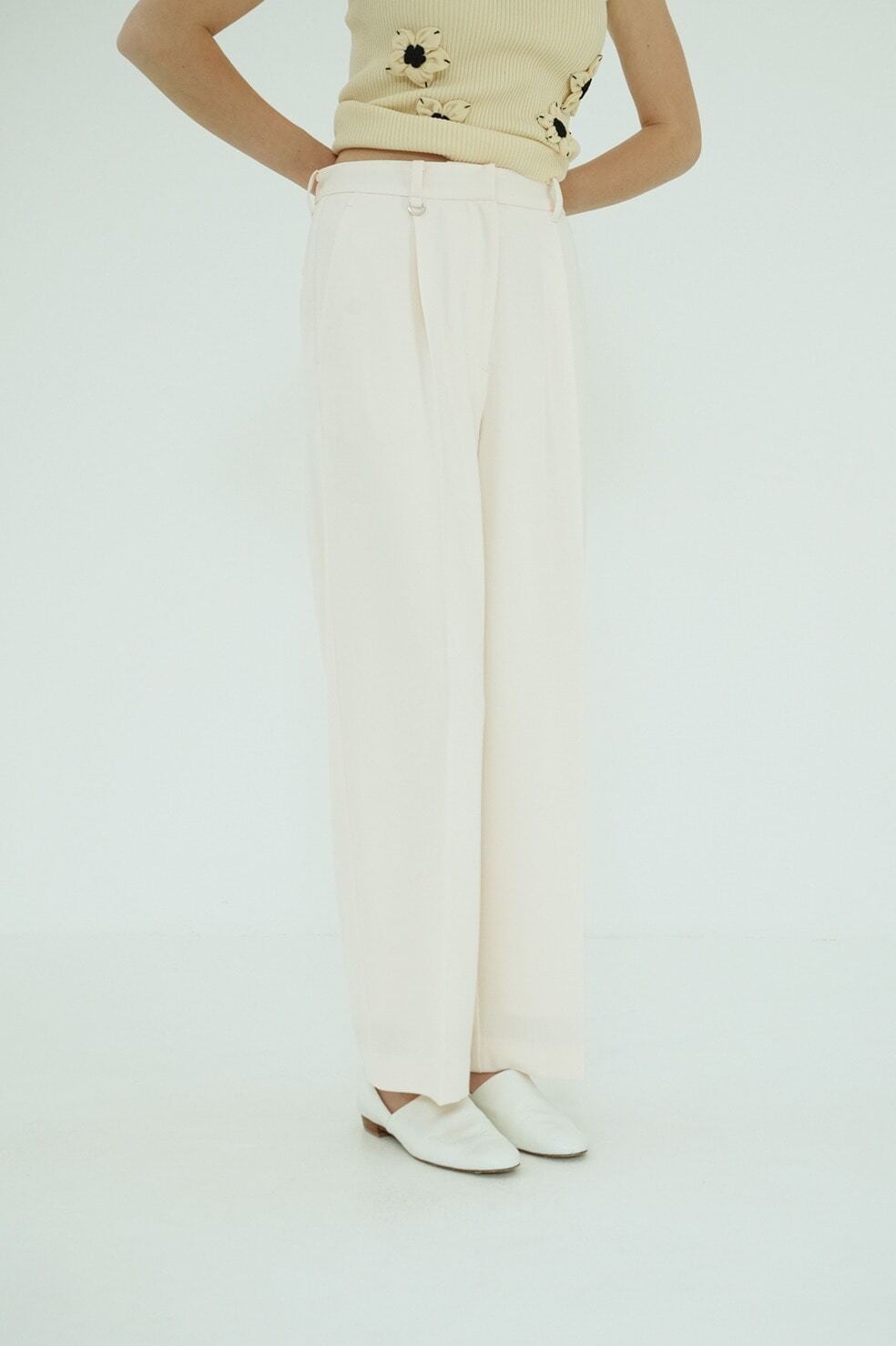 CLANE 2WAY TUCK STRAIGHT PANTS | FLICKA ASHIYA