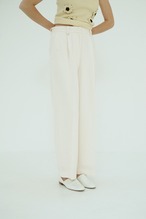 CLANE 2WAY TUCK STRAIGHT PANTS
