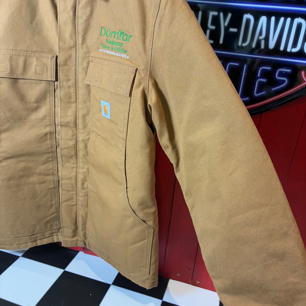 メキシコ製Carhartt トラディショナルコート　ベージュ　ダックジャケット