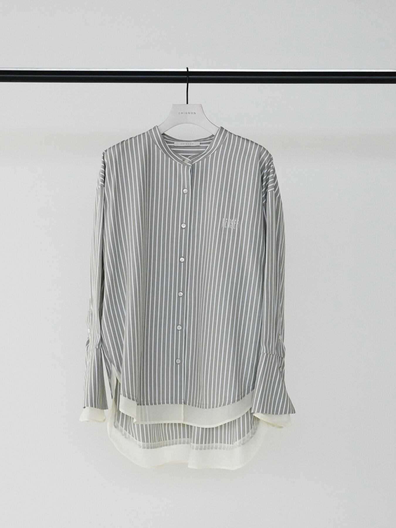 【9/下旬〜10/上旬入荷次第お届けのご予約】CHIGNON/シニヨン ダブルヘムデザインSH 1565-314KK F