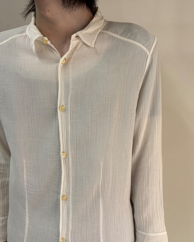【Neil Barret】cotton gauze shirt