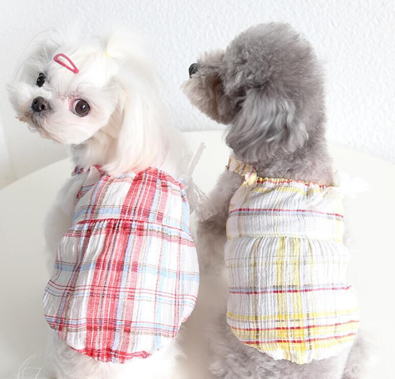 《予約》3101565 グラデーションチェックキャミワンピ