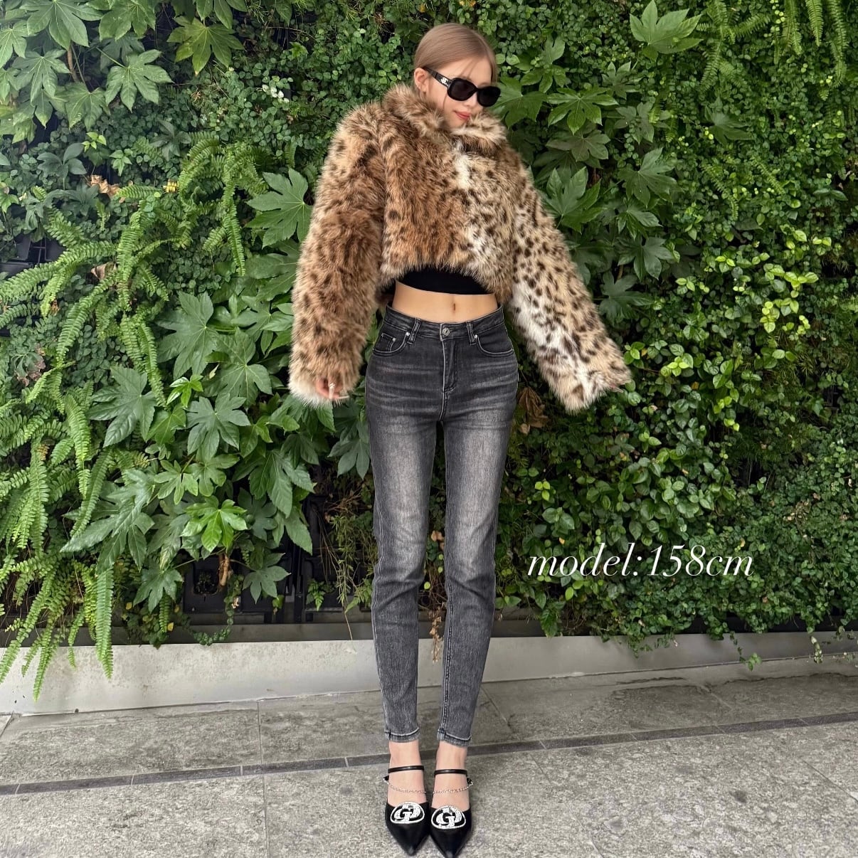 レオパード/フェイクファージャケット | rekna