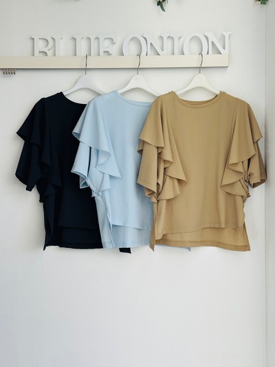 肩フリルTeeブラウス ノルディス cloche 岡谷市 セレクトショップ