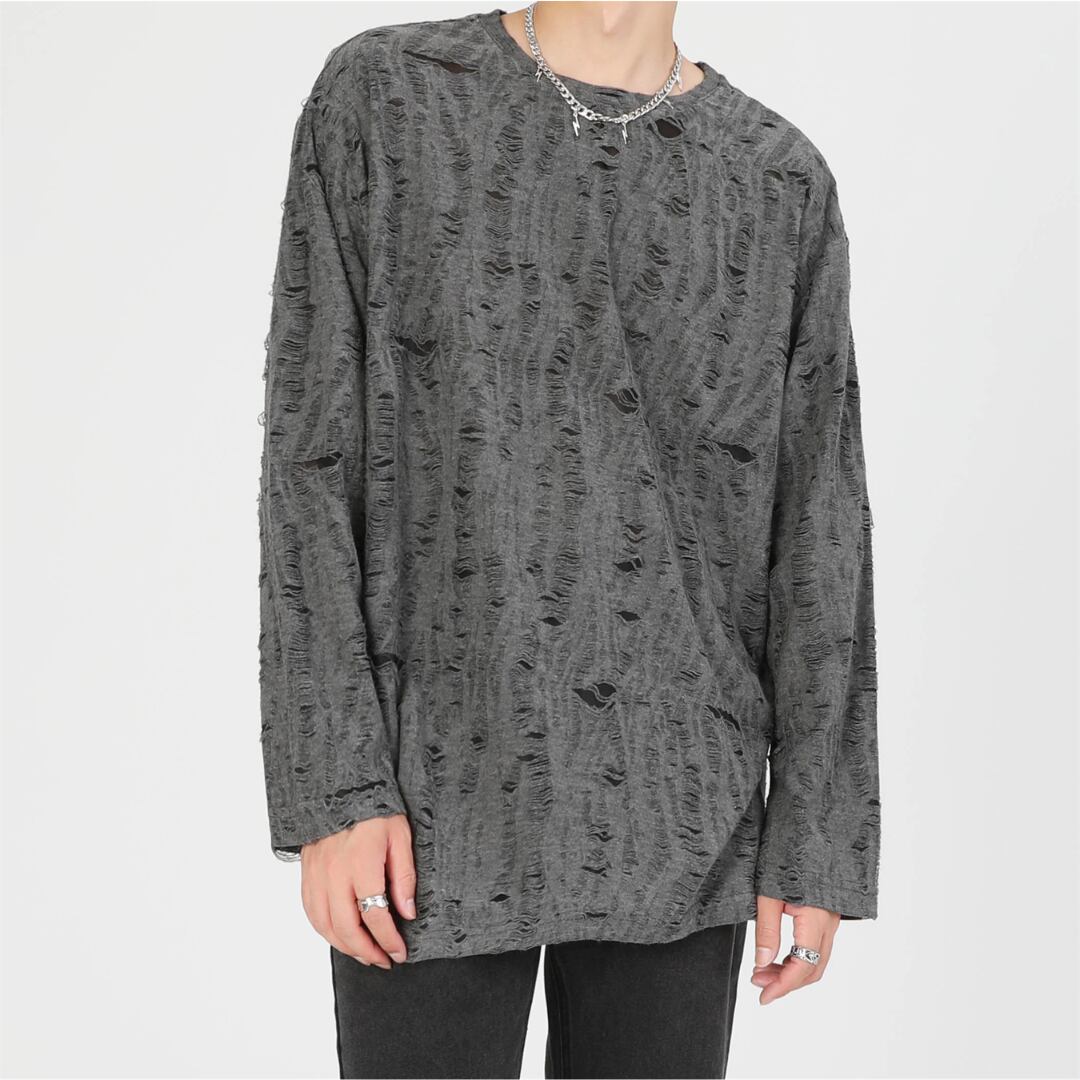 Retro long-sleeved T-shirt