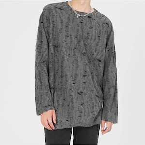 Retro long-sleeved T-shirt